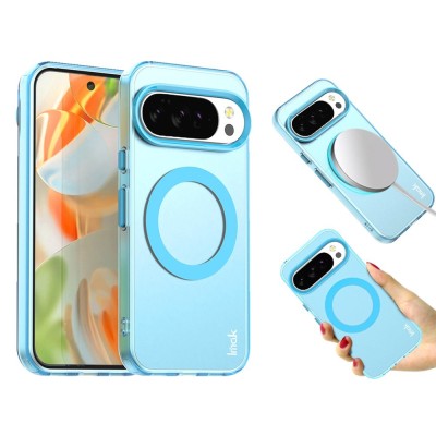 "IMAK" Candy MagSafe Matte Hard Silicone (TPU) Case - Blue (Pixel 10 Pro XL)