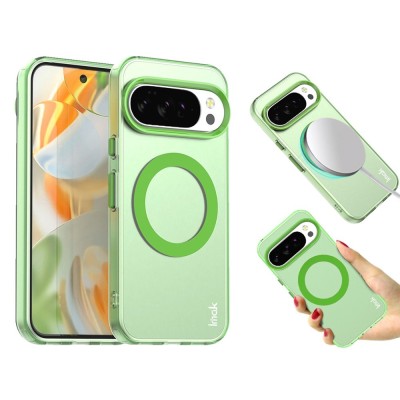 "IMAK" Candy MagSafe Matte Hard Silicone (TPU) Case - Green (Pixel 10 Pro XL)