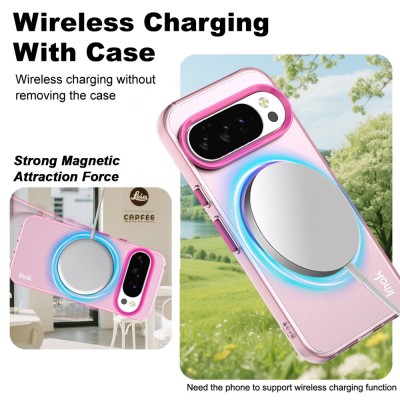 "IMAK" Candy MagSafe Matte Hard Silicone (TPU) Case - pink (Pixel 10 Pro XL)