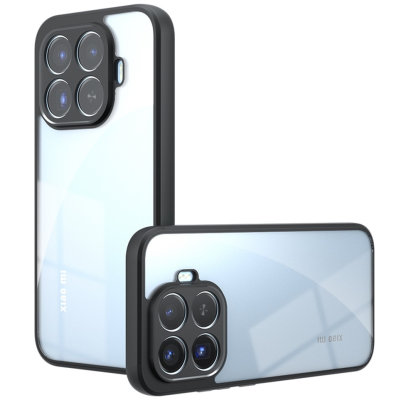 "Mofan" Clear Hard Silicone (TPU) Case - Black (Xiaomi 17T Pro)