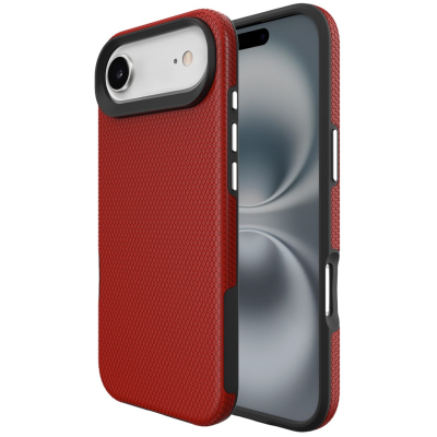 „TUKU“ Shockproof Magsafe hard silicone case - Red (iPhone Air)