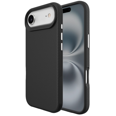 „TUKU“ Shockproof Magsafe hard silicone case - black (iPhone Air)