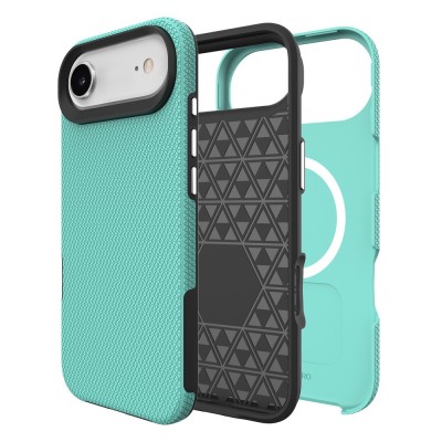 „TUKU“ Shockproof Magsafe hard silicone case - green (iPhone Air)