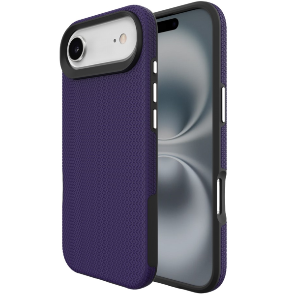 „TUKU“ Shockproof Magsafe hard silicone case - Purple (iPhone Air)