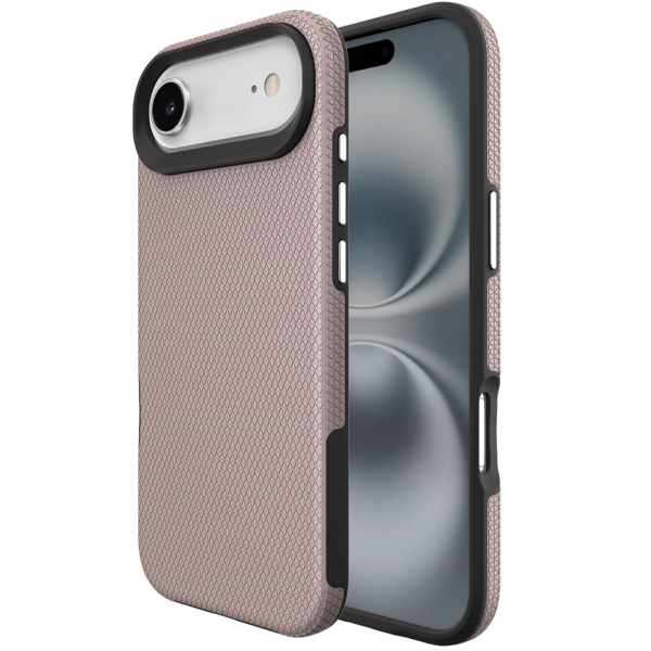 „TUKU“ Shockproof Magsafe hard silicone case - pink (iPhone Air)