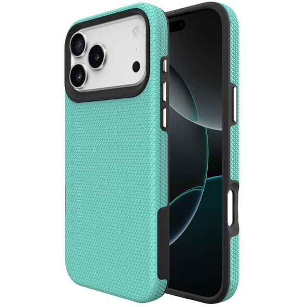 „TUKU“ Shockproof Magsafe hard silicone case - green (iPhone 17 Pro Max)