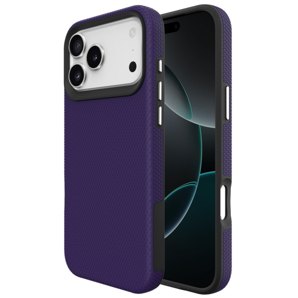 „TUKU“ Shockproof Magsafe hard silicone case - Purple (iPhone 17 Pro Max)