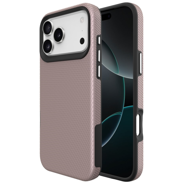 „TUKU“ Shockproof Magsafe hard silicone case - pink (iPhone 17 Pro Max)