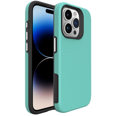 „TUKU“ Shockproof Magsafe hard silicone case - green (iPhone 16 Pro Max)