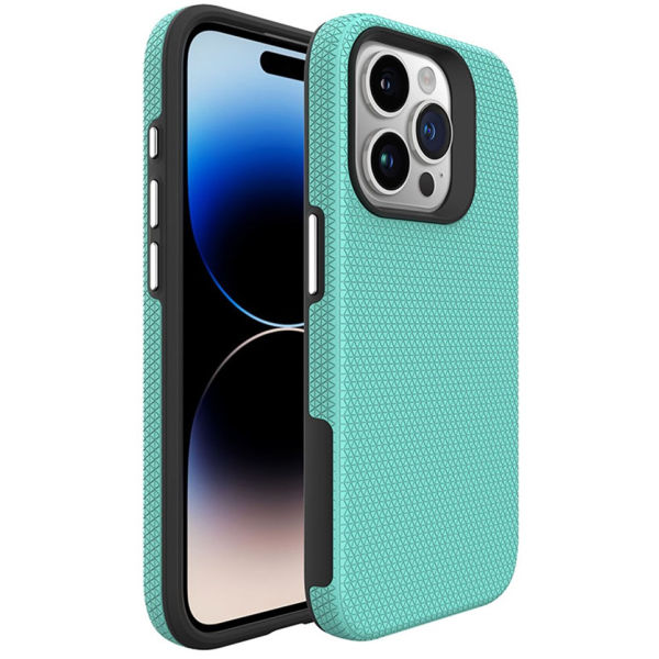 „TUKU“ Shockproof Magsafe hard silicone case - green (iPhone 16 Pro Max)