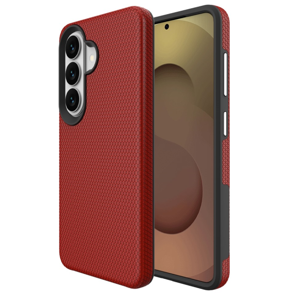 „TUKU“ Shockproof Magsafe hard silicone case - Red (Galaxy S26+)