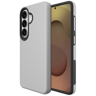 „TUKU“ Shockproof Magsafe hard silicone case - silver (Galaxy S26+)
