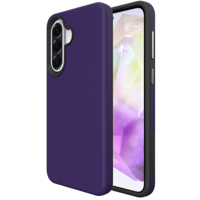 „TUKU“ Shockproof Magsafe hard silicone case - Purple (Galaxy A57)