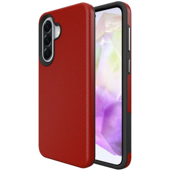 „TUKU“ Shockproof Magsafe hard silicone case - Red (Galaxy A57)