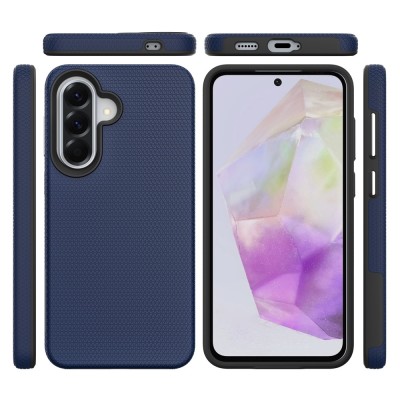 „TUKU“ Shockproof Magsafe hard silicone case - Blue (Galaxy A57)