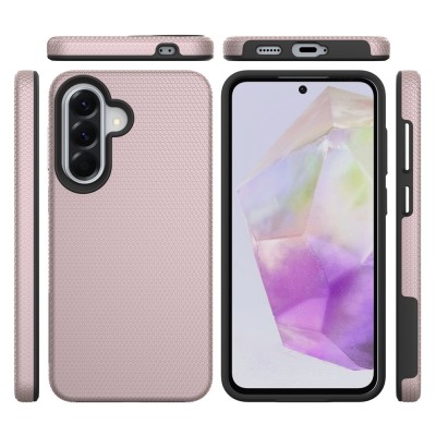 „TUKU“ Shockproof Magsafe hard silicone case - pink (Galaxy A57)