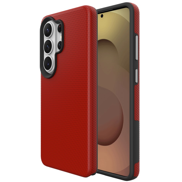 „TUKU“ Shockproof Magsafe hard silicone case - Red (Galaxy S25 Ultra)