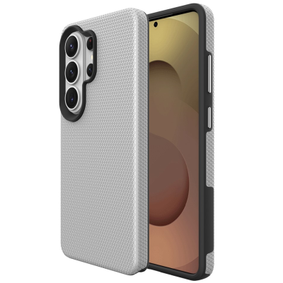 „TUKU“ Shockproof Magsafe hard silicone case - silver (Galaxy S25 Ultra)