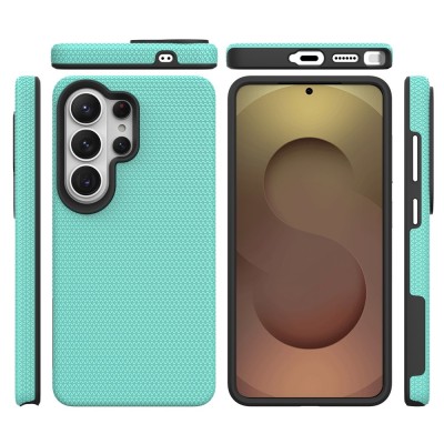 „TUKU“ Shockproof Magsafe hard silicone case - green (Galaxy S25 Ultra)