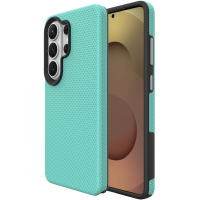 „TUKU“ Shockproof Magsafe hard silicone case - green (Galaxy S25 Ultra)