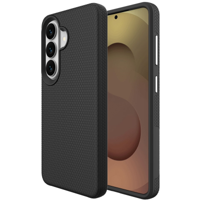 „TUKU“ Shockproof Magsafe hard silicone case - black (Galaxy S24 / S25)