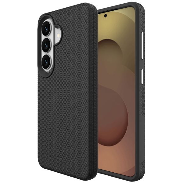 „TUKU“ Shockproof Magsafe hard silicone case - black (Galaxy S24 / S25)