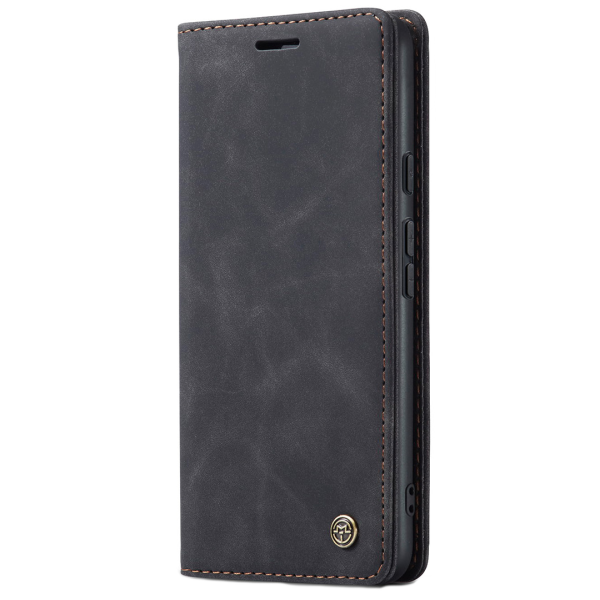 „CaseMe“ Retro Solid Flip Case - Black (iPhone Xr)