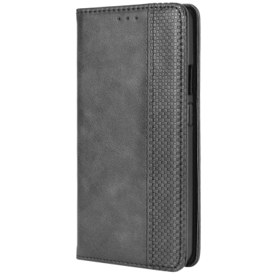 „Vintage“ flip case - black (OnePlus Nord)
