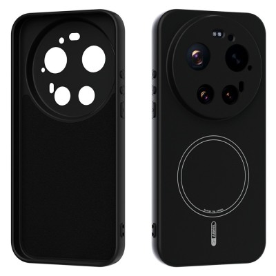 "ABEEL" hard silicone (TPU) case - black (Xiaomi 17 Ultra)
