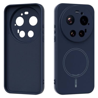 "ABEEL" hard silicone (TPU) case - dark blue (Xiaomi 17 Ultra)