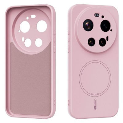 "ABEEL" hard silicone (TPU) case - pink (Xiaomi 17 Ultra)