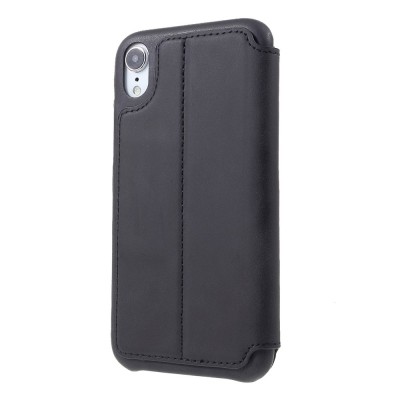 "LC.IMEEKE" Retro Flip Book Case - Black (iPhone Xr)