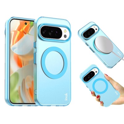 "IMAK" Candy MagSafe Matte Hard Silicone (TPU) Case - Blue (Pixel 10 / 10 Pro)