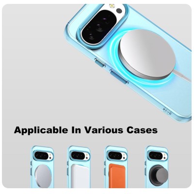 "IMAK" Candy MagSafe Matte Hard Silicone (TPU) Case - Blue (Pixel 10 / 10 Pro)