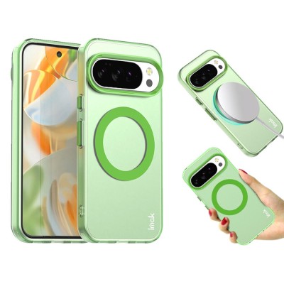 "IMAK" Candy MagSafe Matte Hard Silicone (TPU) Case - Green (Pixel 10 / 10 Pro)