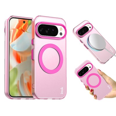 "IMAK" Candy MagSafe Matte Hard Silicone (TPU) Case - pink (Pixel 10 / 10 Pro)