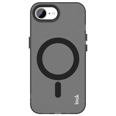 "IMAK" Candy MagSafe Matte Hard Silicone (TPU) Case - Black (iPhone 17e / 16e)