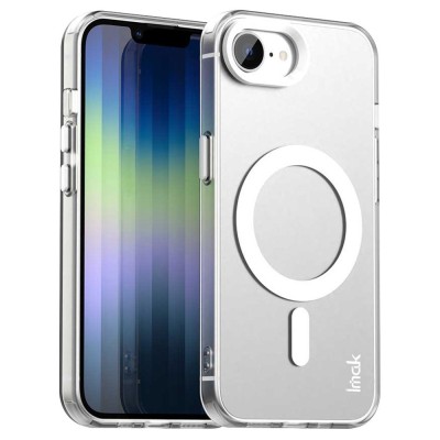 "IMAK" Candy MagSafe Matte Hard Silicone (TPU) Case - white (iPhone 17e / 16e)