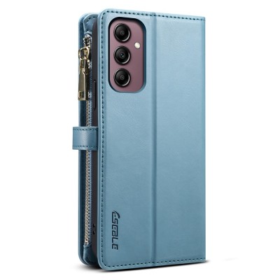 "ESEBLE" Solid Case with Detachable Wallet - Blue (Galaxy A55)