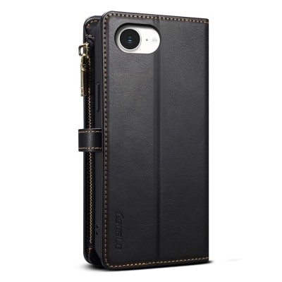 "ESEBLE" Solid Case with Detachable Wallet - Black (iPhone 17e / 16e)