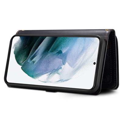 "ESEBLE" Solid Case with Detachable Wallet - Black (Galaxy S24+)
