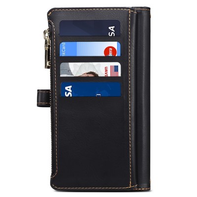 "ESEBLE" Solid Case with Detachable Wallet - Black (Galaxy S24+)
