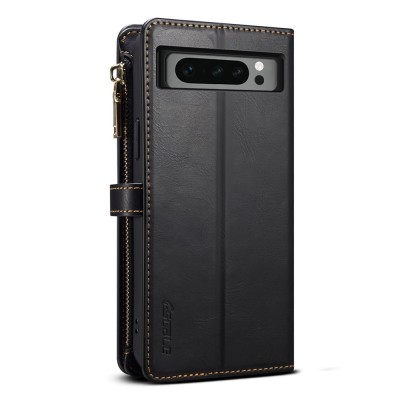 "ESEBLE" Solid Case with Detachable Wallet - Black (Pixel 8 Pro)