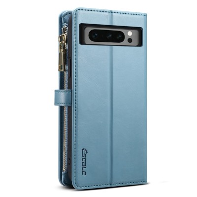 "ESEBLE" Solid Case with Detachable Wallet - Blue (Pixel 8 Pro)