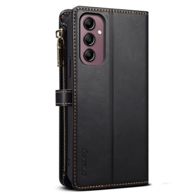 "ESEBLE" Solid Case with Detachable Wallet - Black (Galaxy S25)