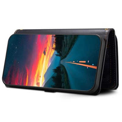 "ESEBLE" Solid Case with Detachable Wallet - Black (Galaxy S25)