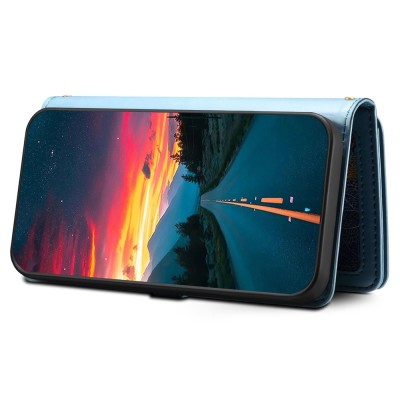 "ESEBLE" Solid Case with Detachable Wallet - Blue (Galaxy S25)