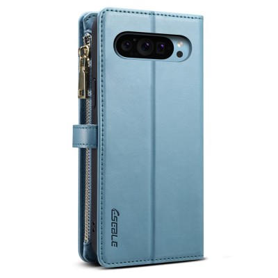 "ESEBLE" Solid Case with Detachable Wallet - Blue (Pixel 9 / 9 Pro)