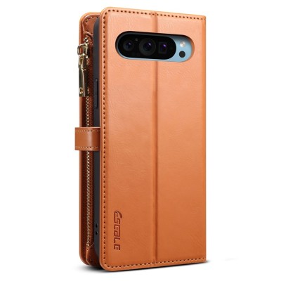 "ESEBLE" Solid Case with Detachable Wallet - Brown (Pixel 9 / 9 Pro)