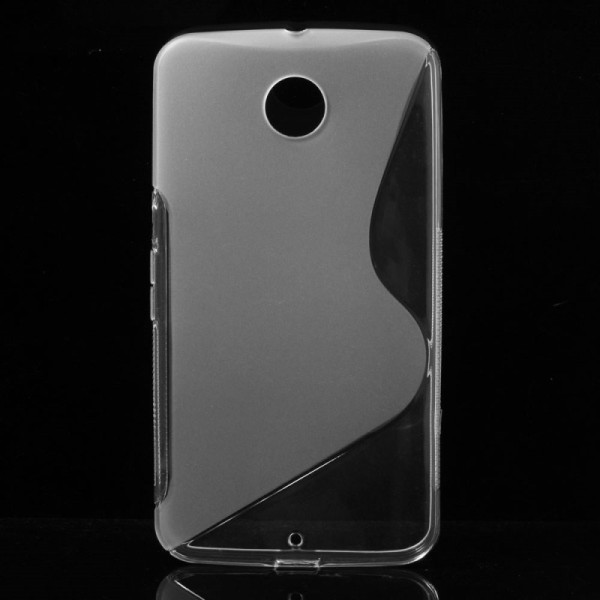 Kieto silikono dėklas - skaidrus (Nexus 6)